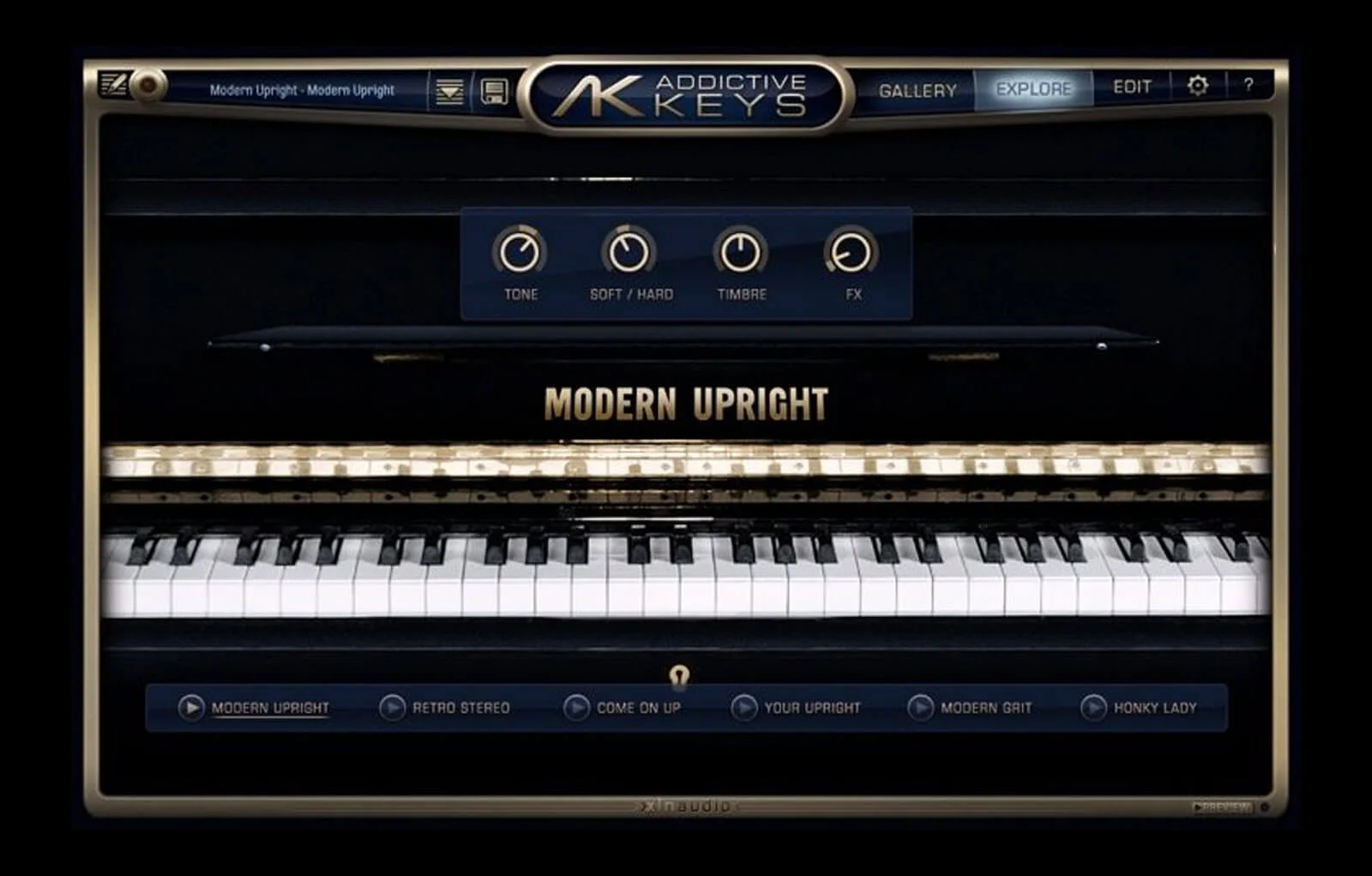 Addictive Keys: Modern Upright