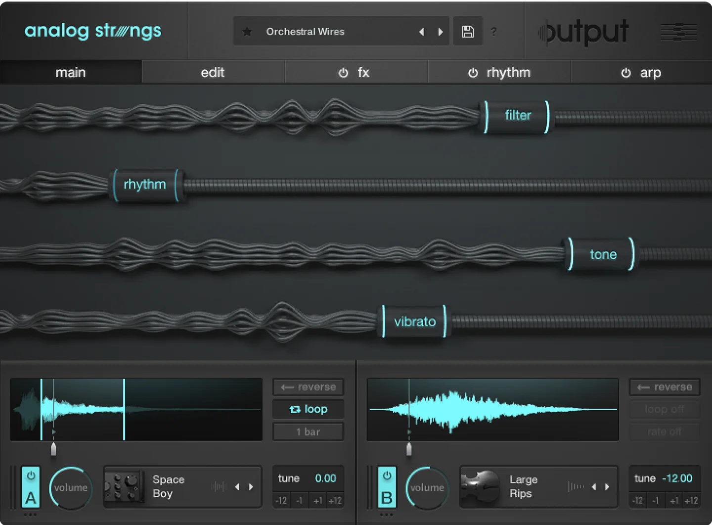 Analog Strings by Output