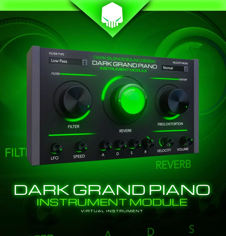 Dark Grand Piano