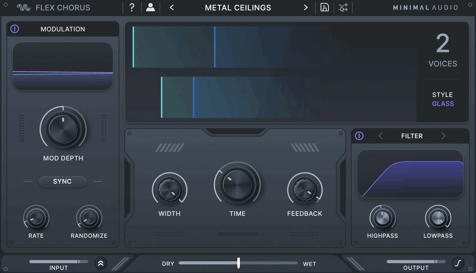 Minimal Audio Flex Chorus