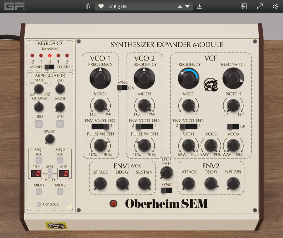 GForce Oberheim SEM