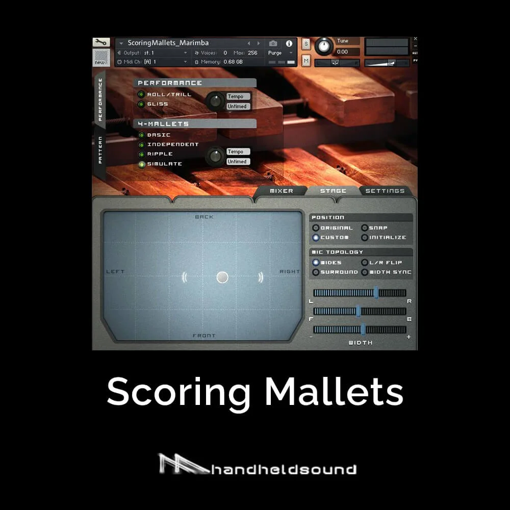 Handheld Sound Scoring Mallets