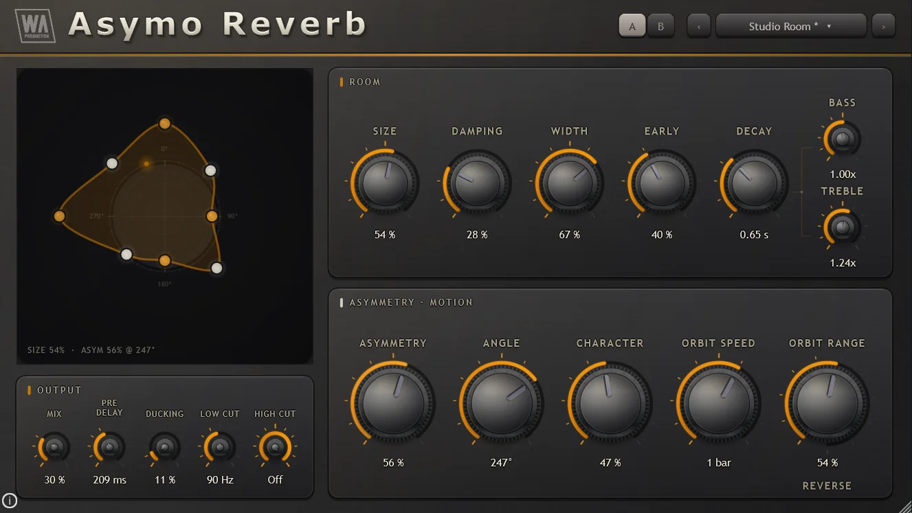 W. A. Production Asymo Reverb