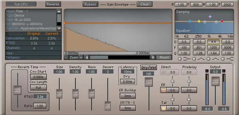 IR1 Convolution Reverb