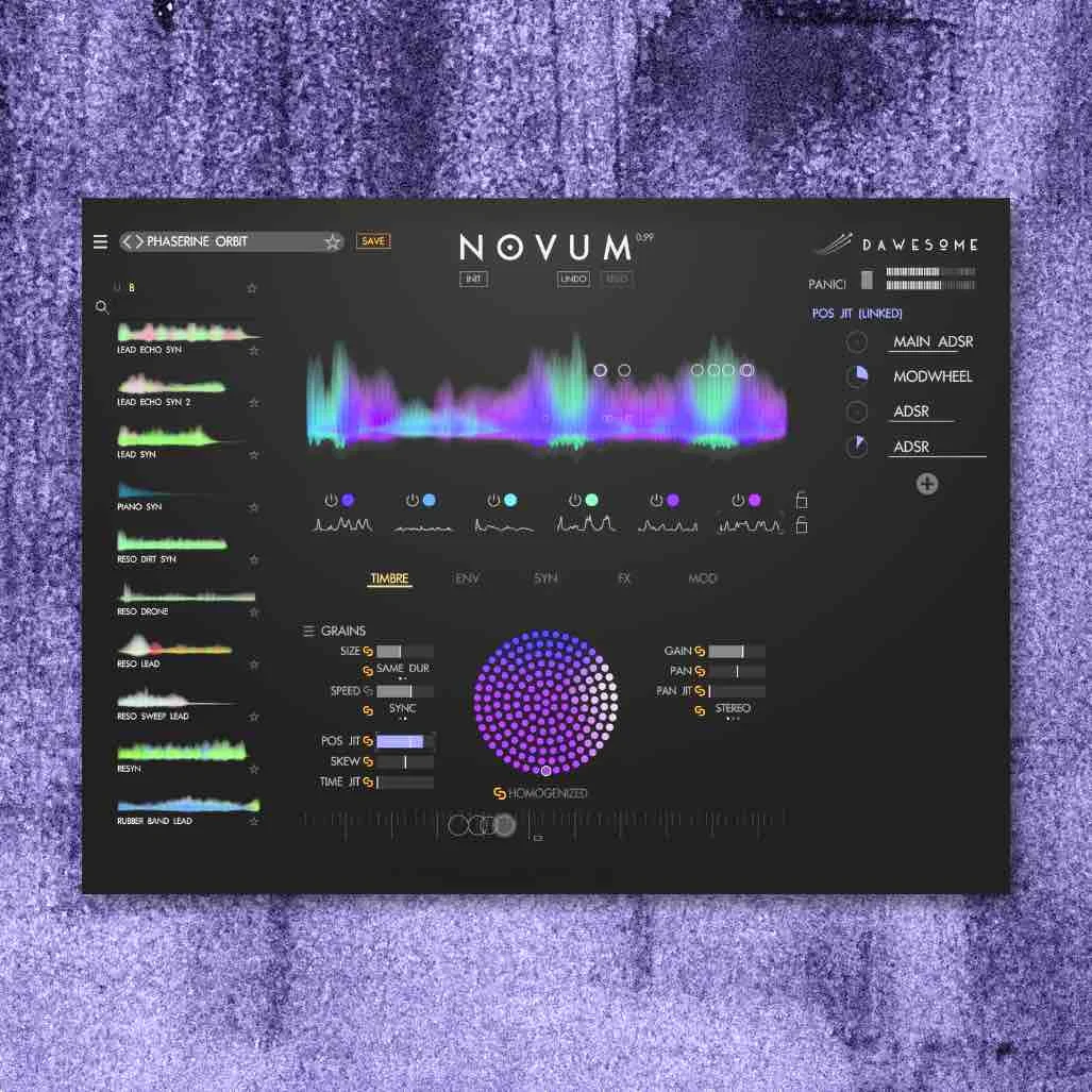 Tracktion Dawesome Novum