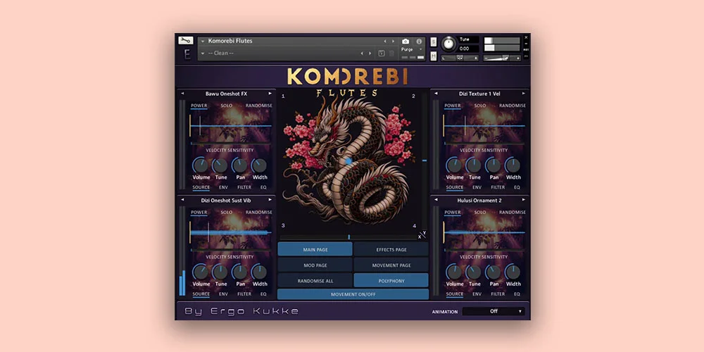 Komorebi Flutes
