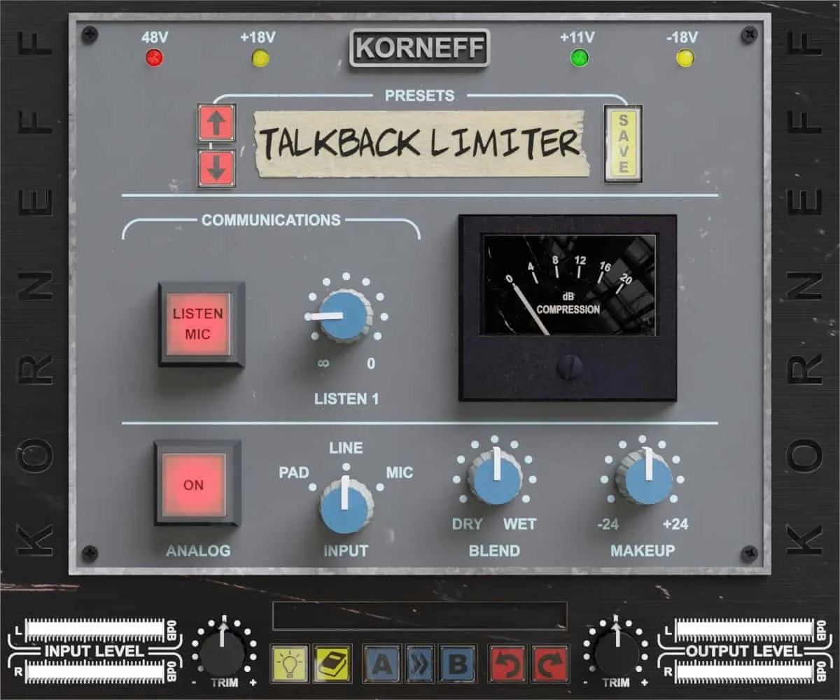 Korneff Audio Talkback Limiter
