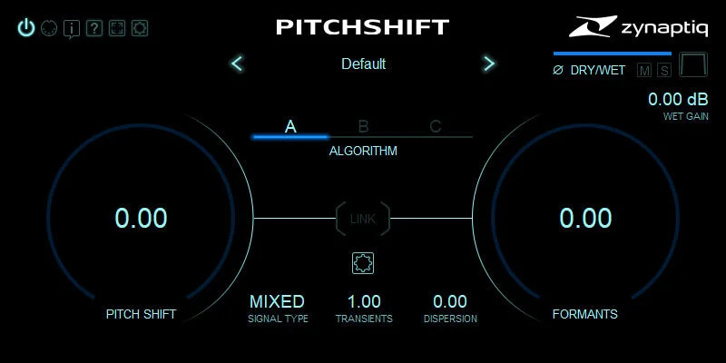 Zynaptiq PITCHSHIFT