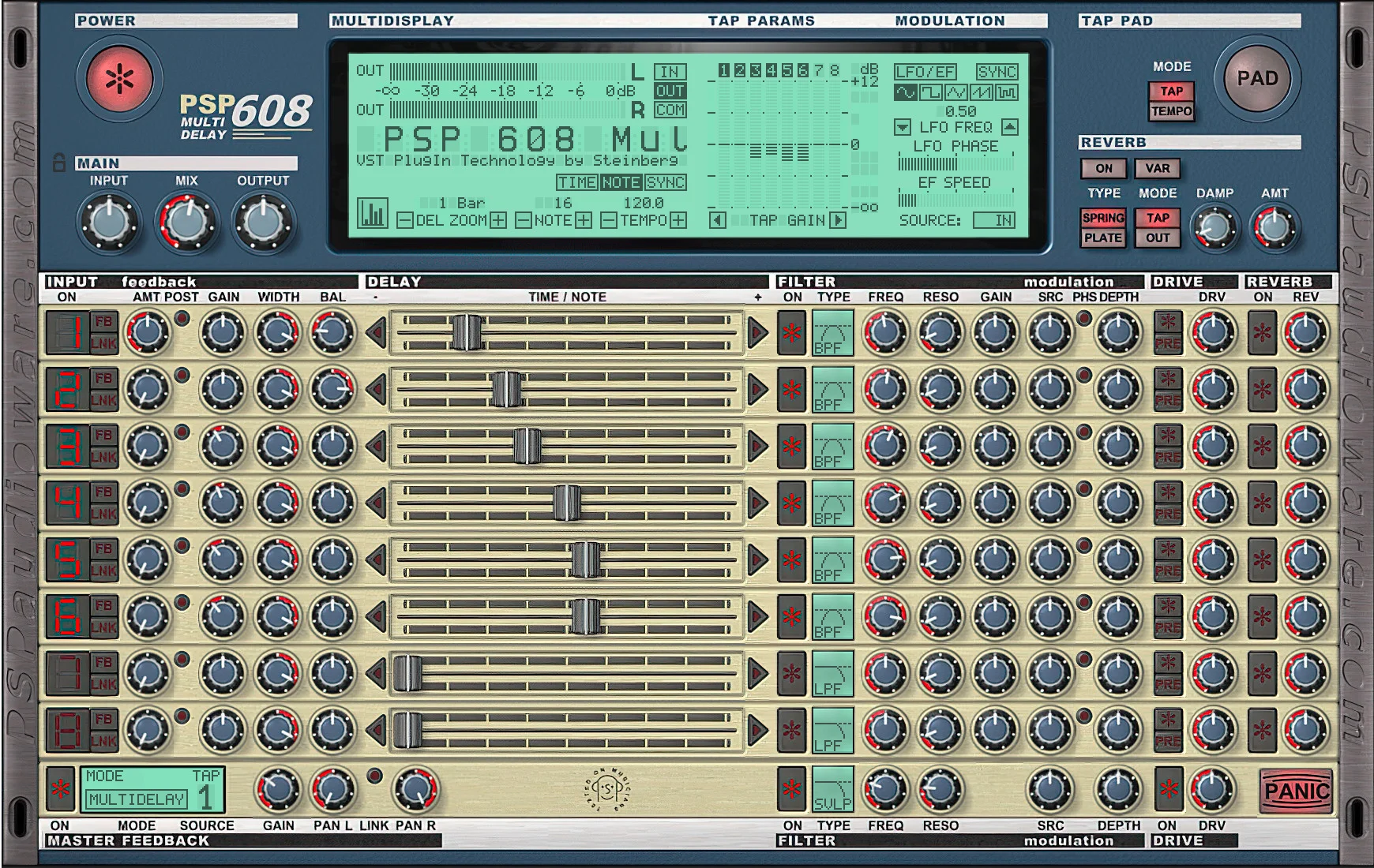 PSP 608 MultiDelay