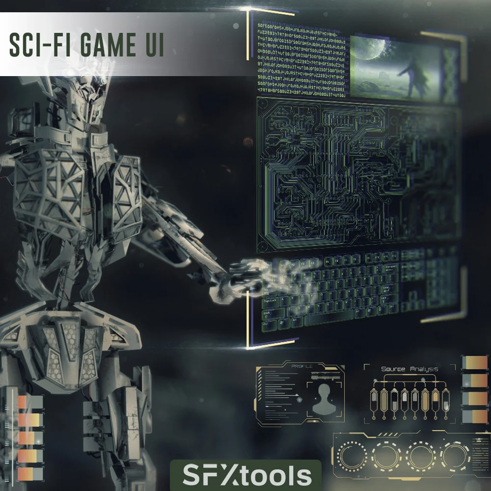 Sci-Fi Game UI
