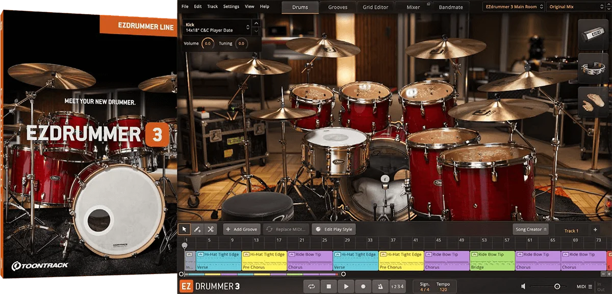 Toontrack EZdrummer 3