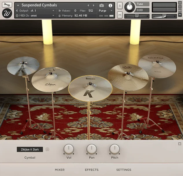 Wavesfactory Suspended Cymbals