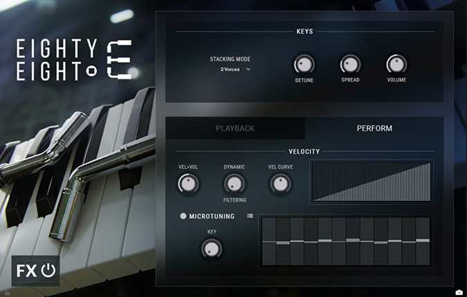 The 88E Piano by Impact Soundworks The 88E Piano by Impact Soundworks GUI