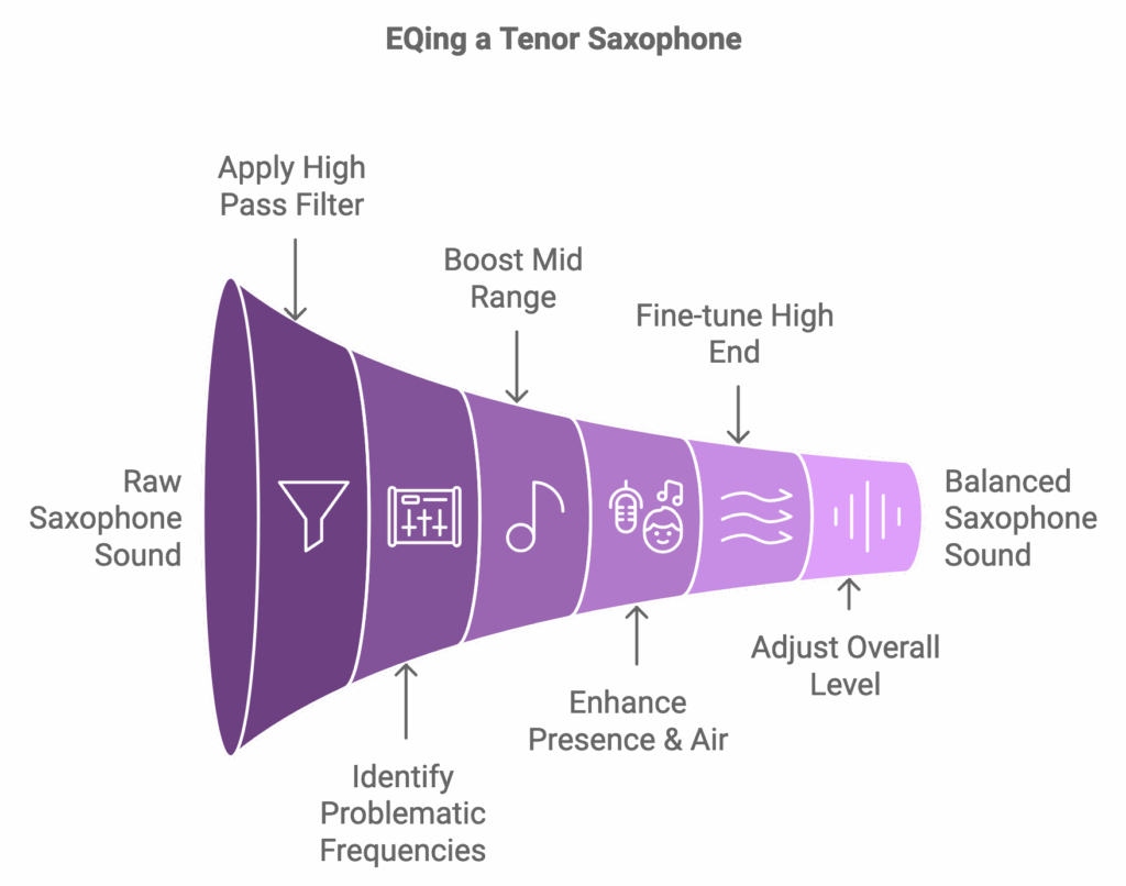 How To EQ Tenor Sax- Saxophone Frequency Range
