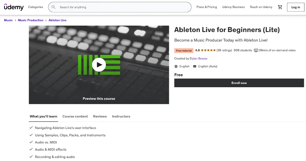 13 Best Ableton Live Courses Free & Paid