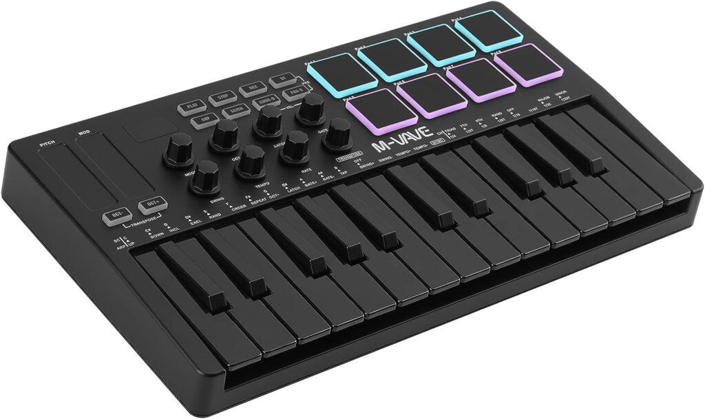 M-WAVE 25 Key USB MIDI Keyboard Controller Review