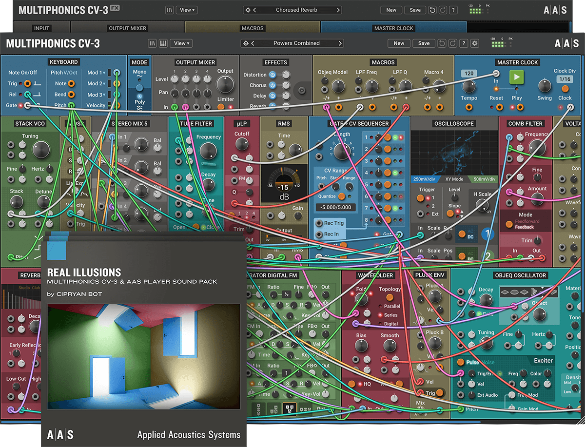 AAS Multiphonics CV-3 + Sound Packs Bundle