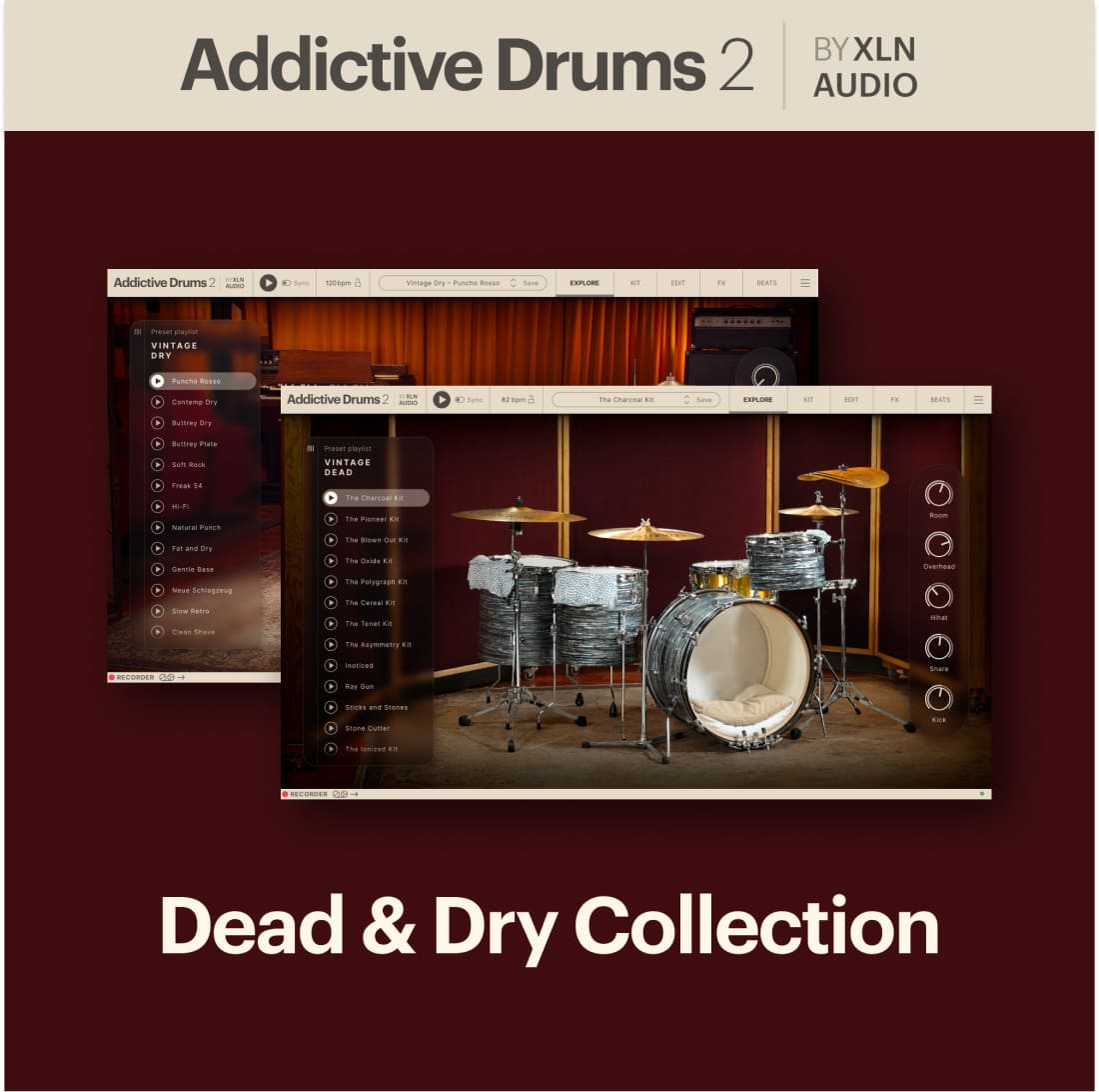 Addictive Drums 2: Dead & Dry Collection