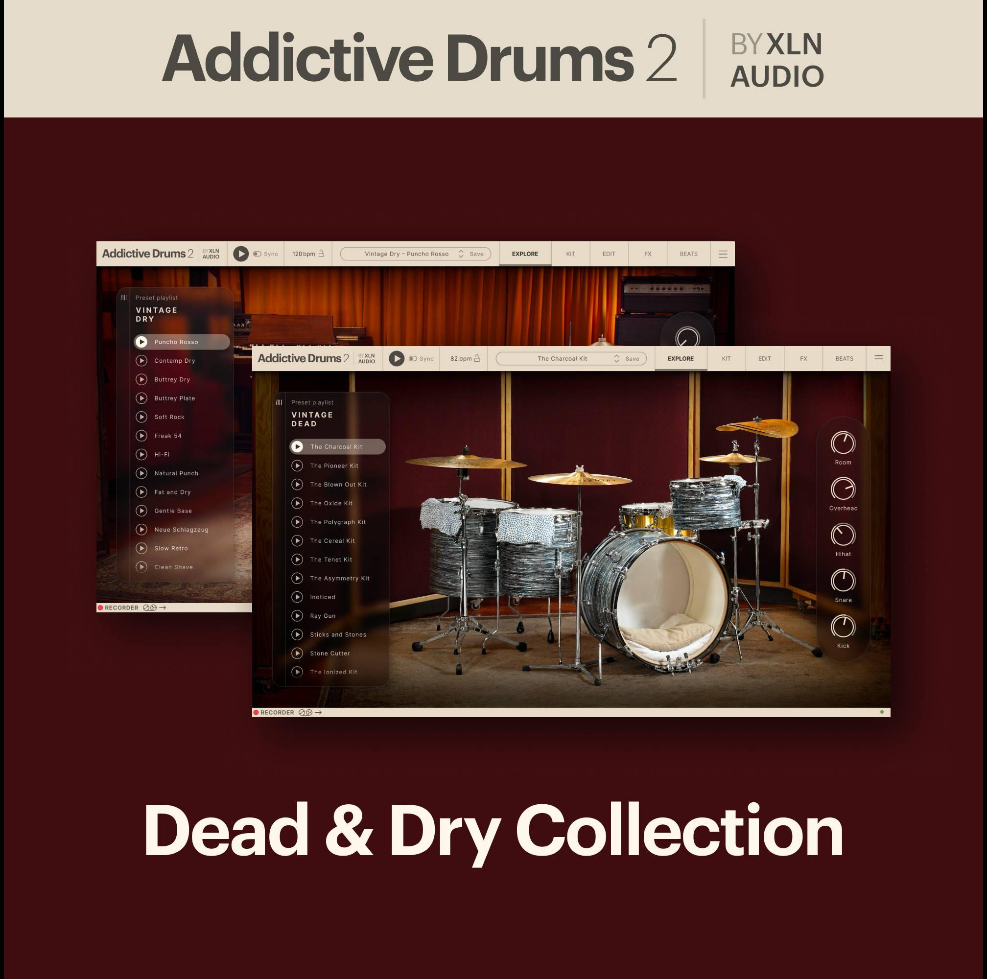 Addictive Drums 2: Dead & Dry Collection