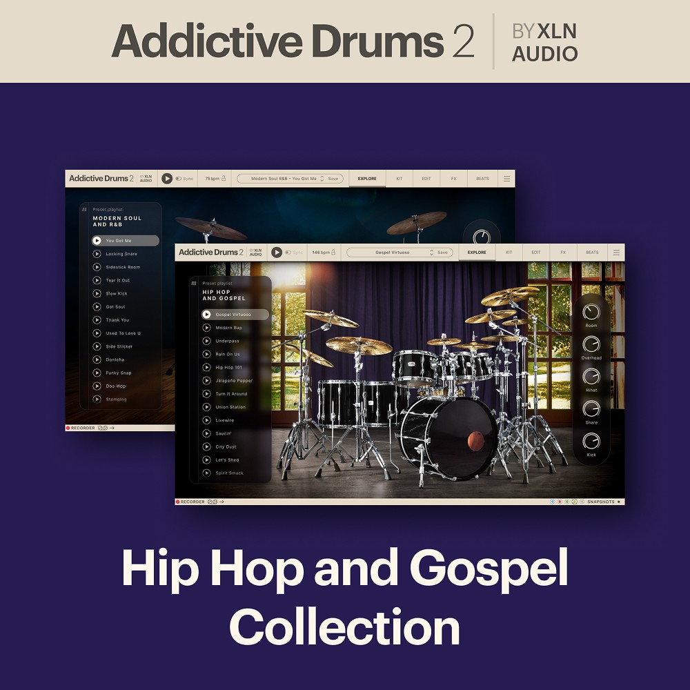 Addictive Drums 2: Hip Hop and Gospel Collection