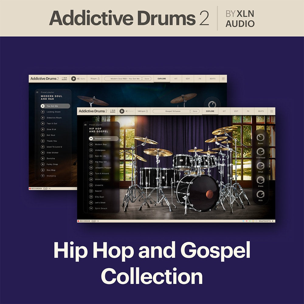 Addictive Drums 2 Hip-Hop and Gospel Collection