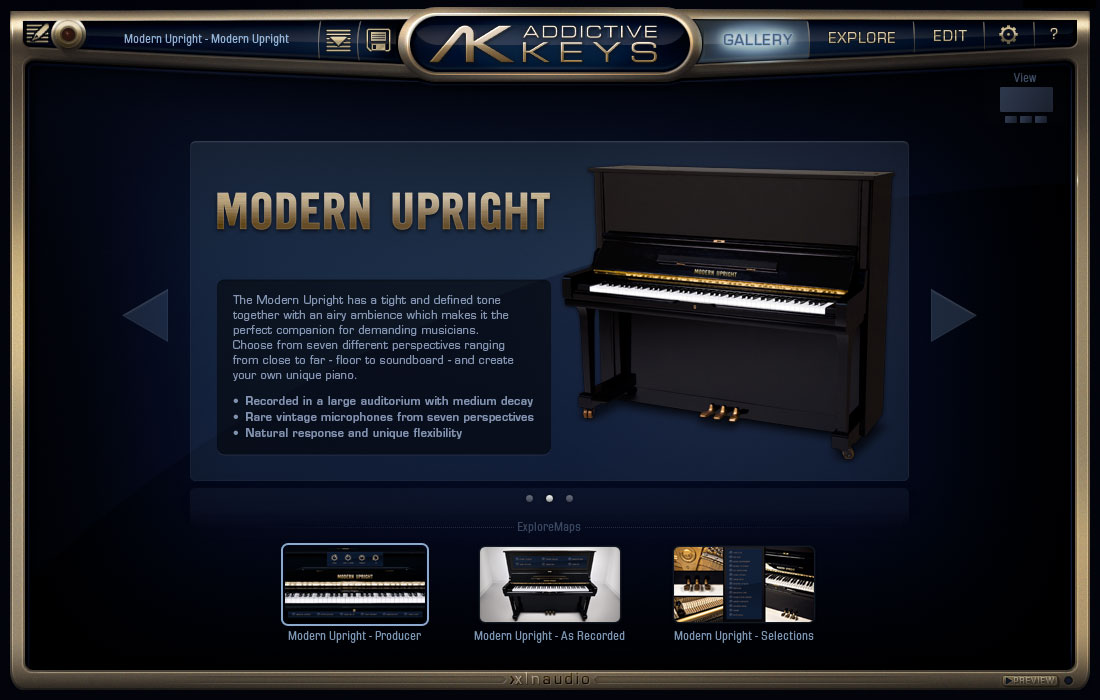 Addictive Keys Modern Upright