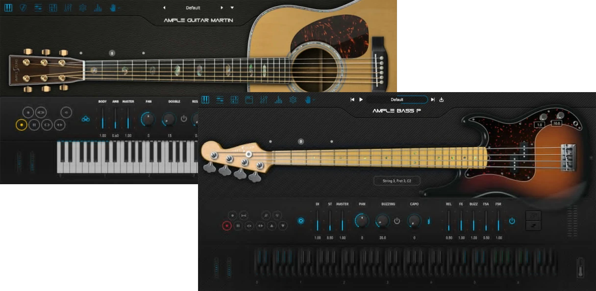 Ample Guitar M & Ample Bass P Bundle