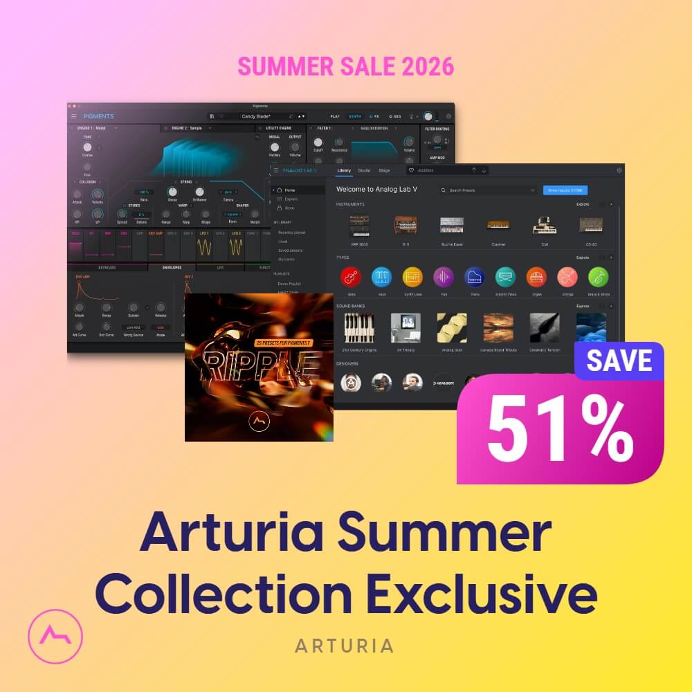 ARTURIA SUMMER COLLECTION — Synth Power Bundle
