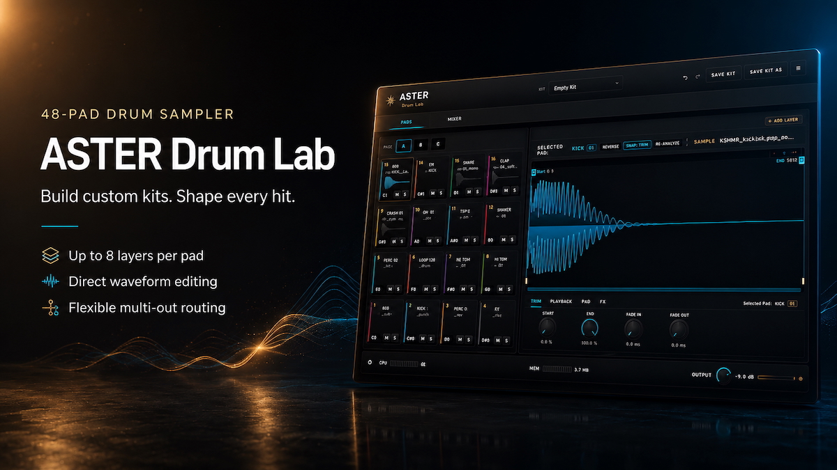 ASTER Drum Lab