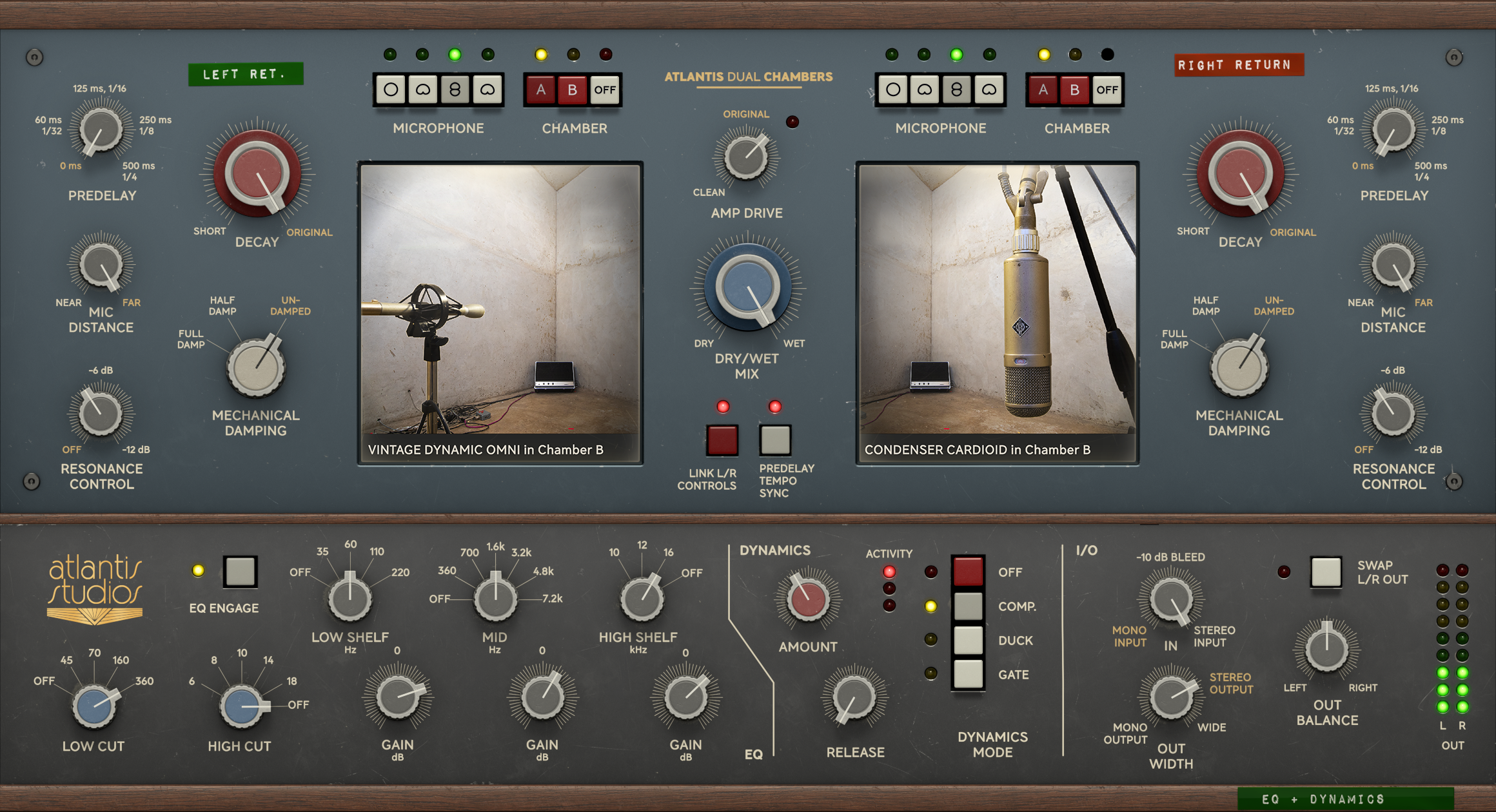 Atlantis Dual Chambers Reverb Plugin