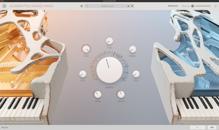 Augmented Grand Piano Software Instrument