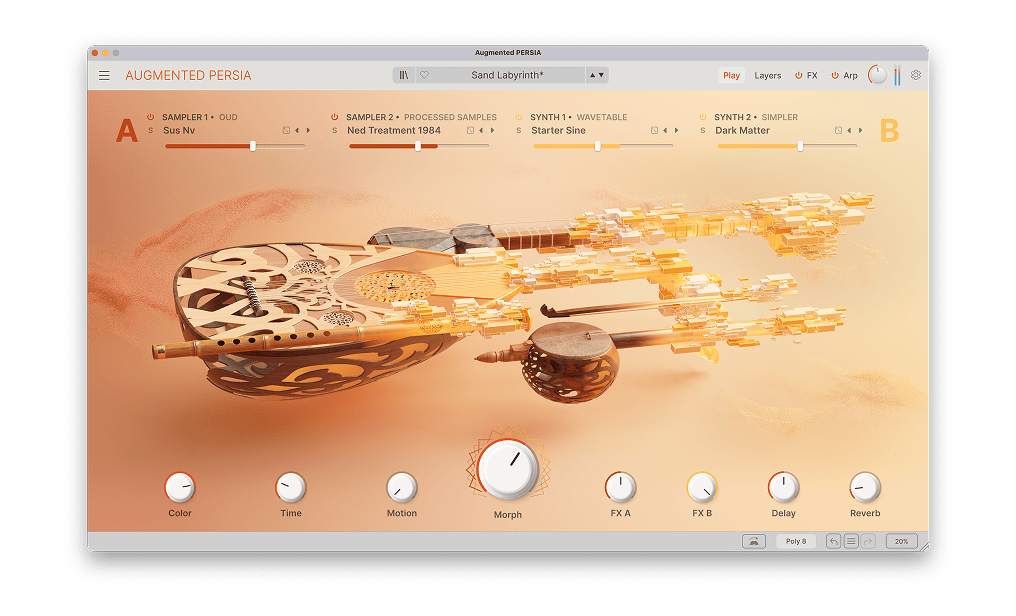Augmented Persia Virtual Instrument Plugin