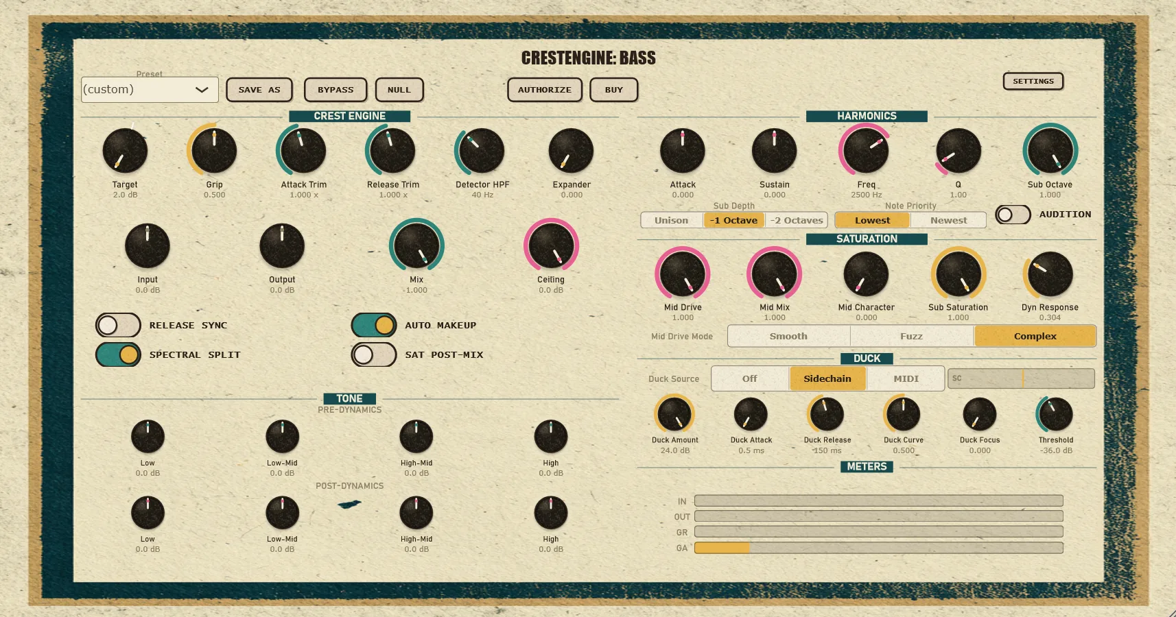 CrestEngine: Bass