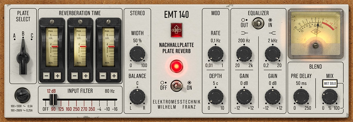 EMT 140 Classic Plate Reverb