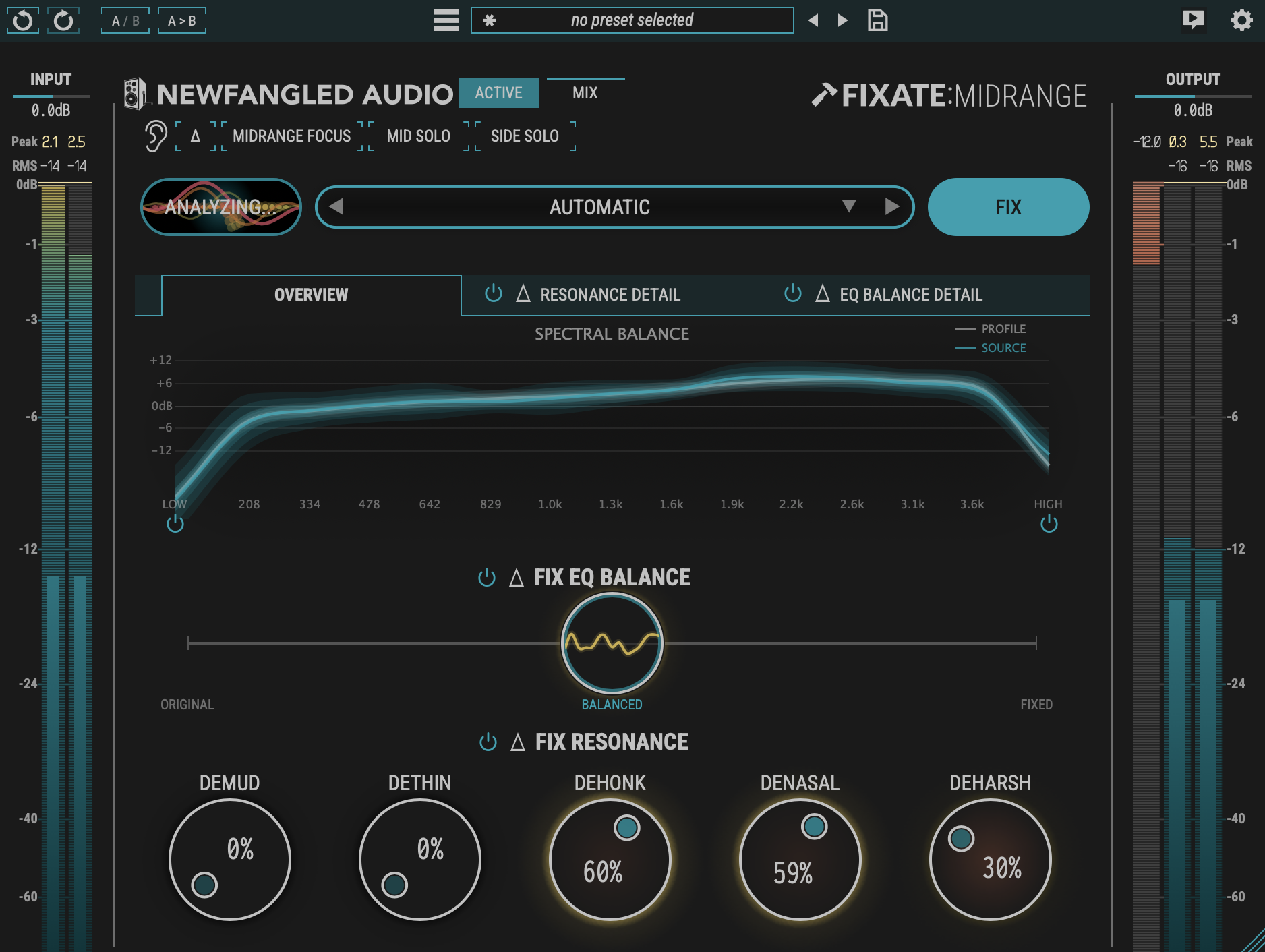 Fixate:Midrange Correction Plugin
