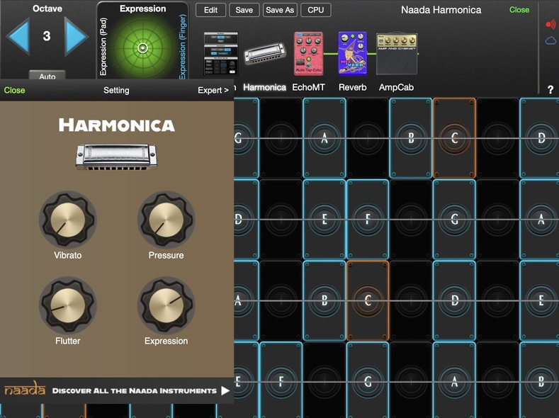 GeoShred Naada Harmonica for Mac
