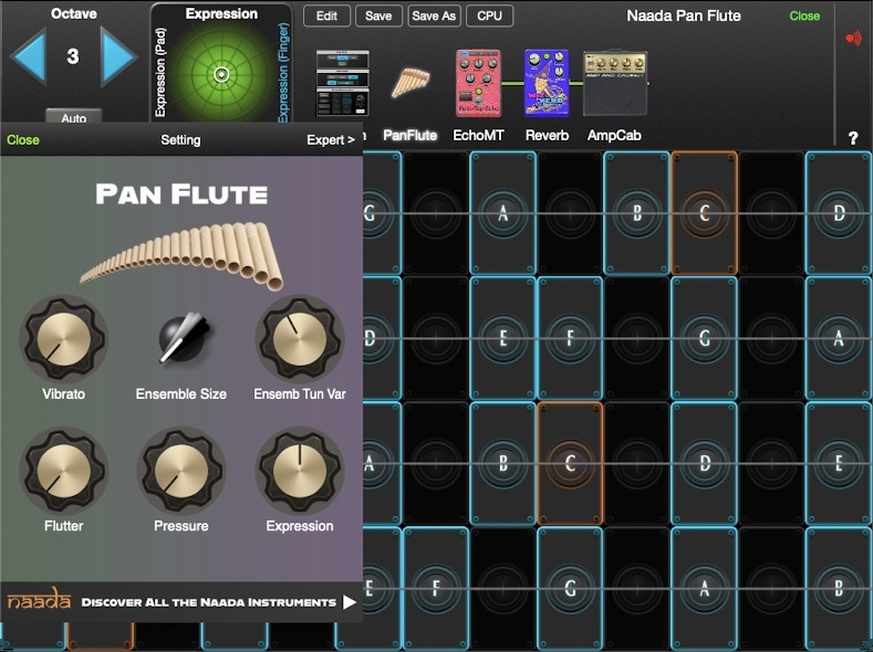 GeoShred Naada Pan Flute for Mac