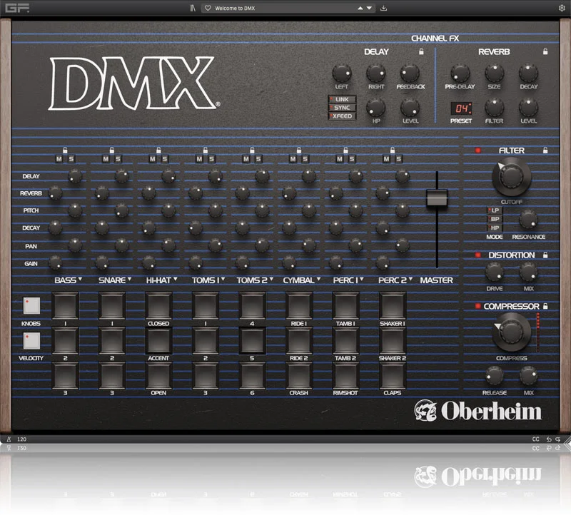 GForce Oberheim DMX Drum Machine
