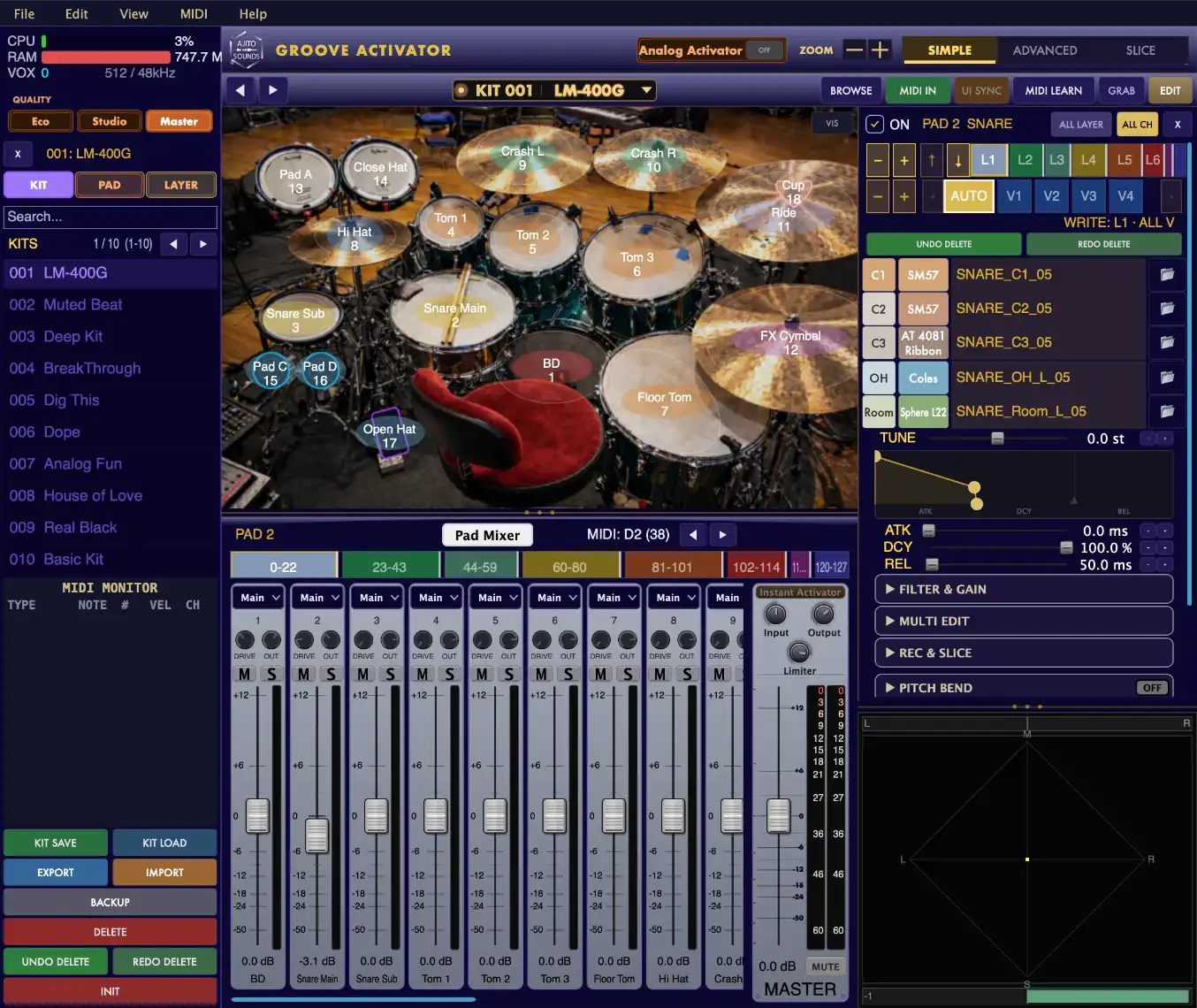 Groove Activator