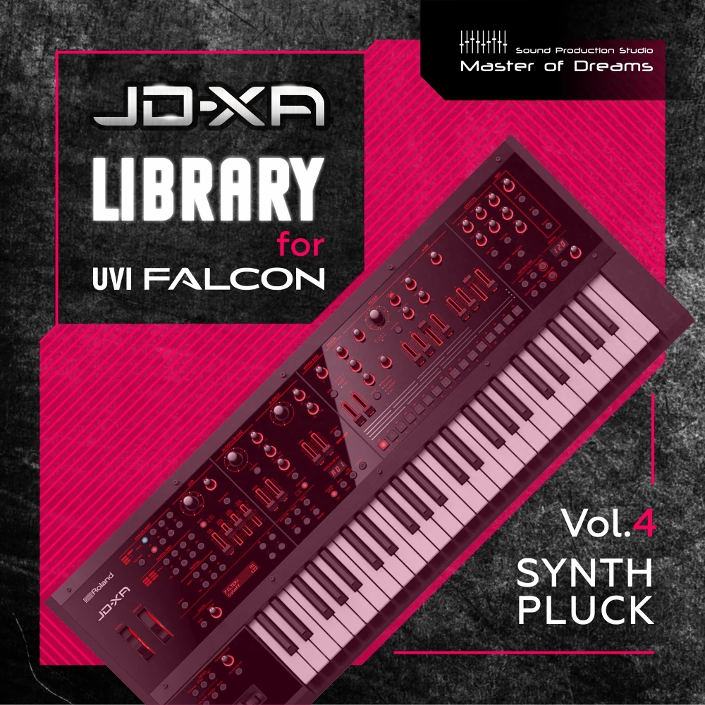 JD-XA Library for UVI Falcon Vol.4 Synth Pluck