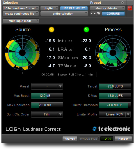 LC6n Loudness Correct