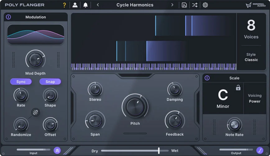 Minimal Audio Poly Flanger