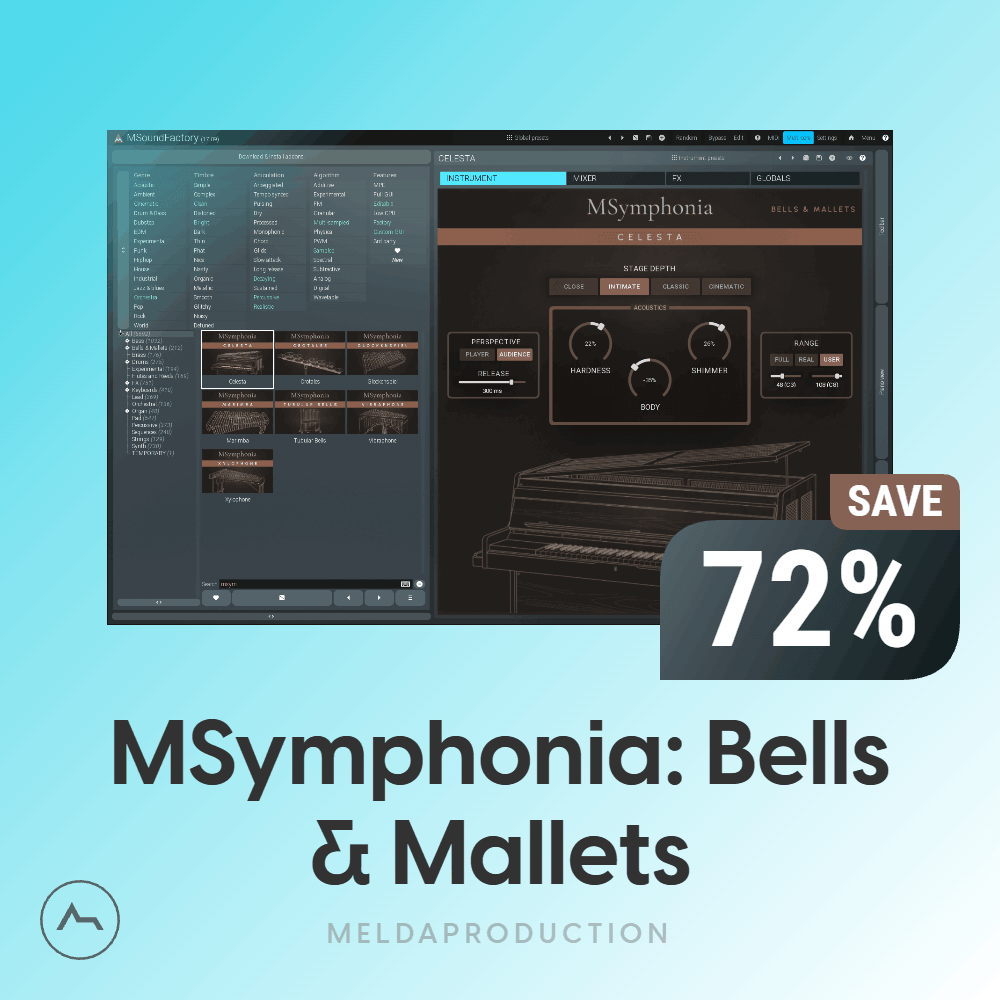 MSymphonia: Bells & Mallets – A Suite of Six Meticulously Sampled Orchestral Instruments