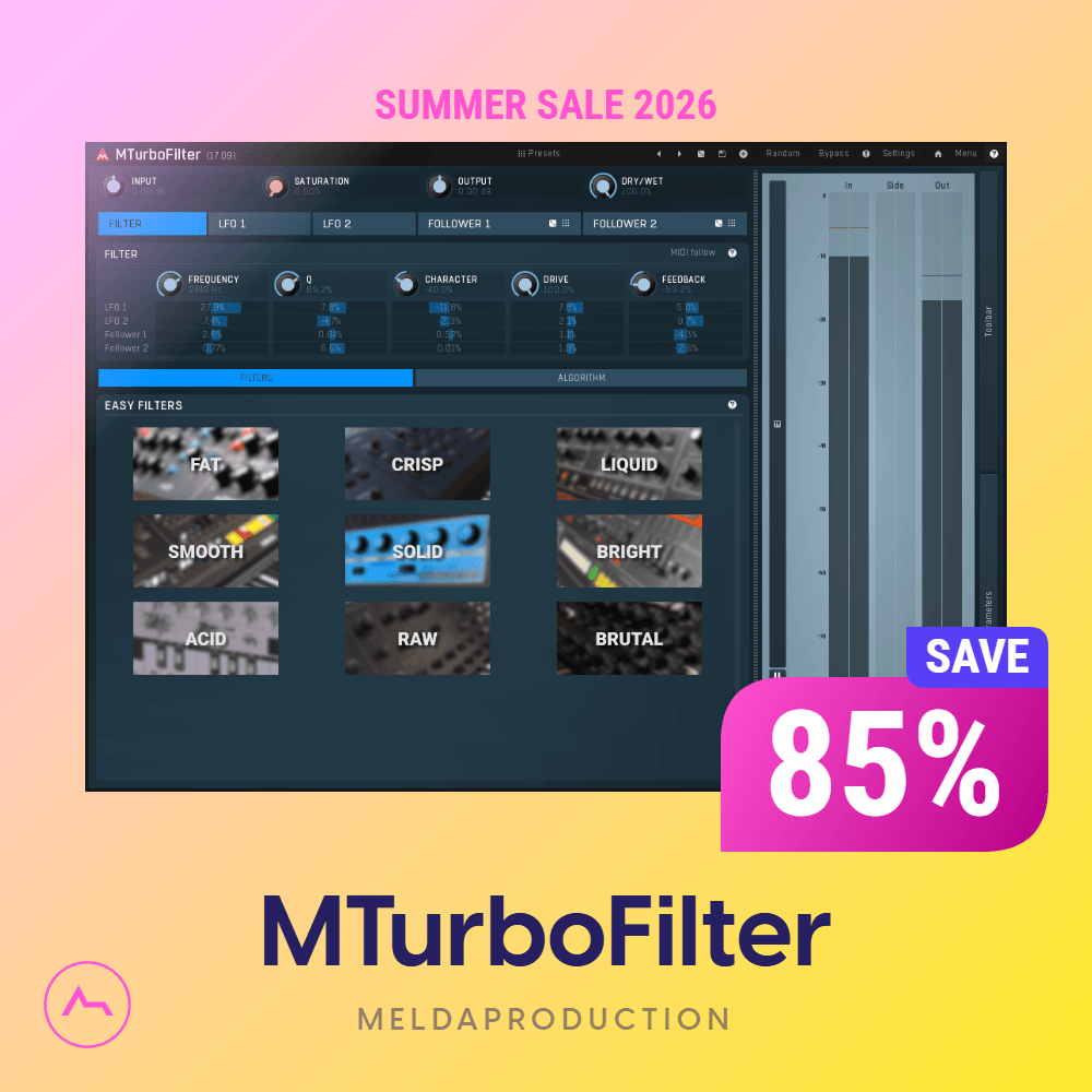 MTurboFilter – Advanced Modular Audio Filter Plugin