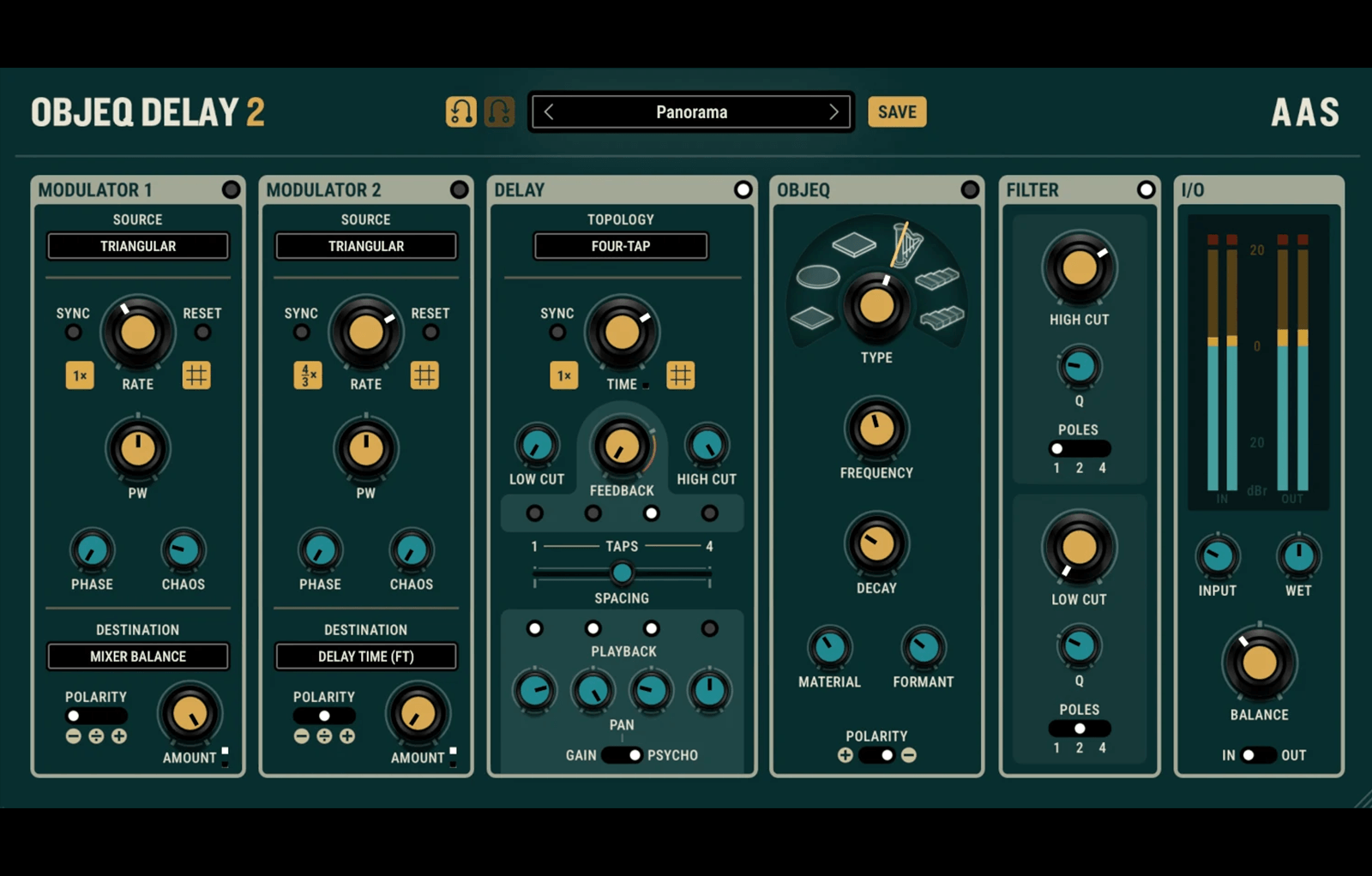 Objeq Delay 2 – Advanced Resonator Delay Plugin