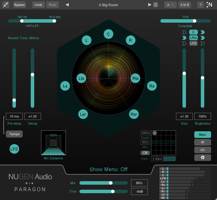 Paragon Convolution Reverb Plug-in