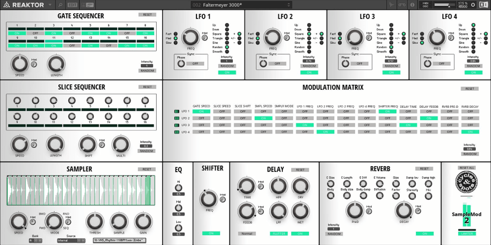 Reaktor SampleMod 2