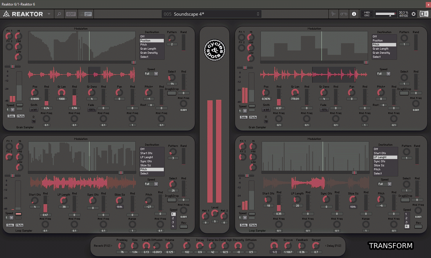 Reaktor Transform