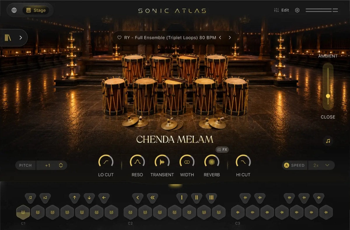 Sonic Atlas Chenda Melam Kit