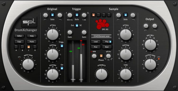 SPL DrumXchanger Plug-in